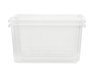 Whitefurze Stack&Store Storage Box 32 L Medium Without Lid Transparent 50 x 35 x 25 cm