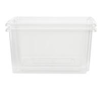 Whitefurze Stack&Store Storage Box 5 L Mini Without Lid Transparent 29 x 20 x 15 cm