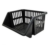 Whitefurze Vegetable Rack, Black 35 cm