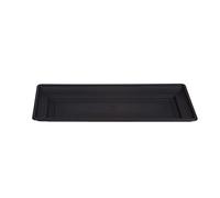 Whitefurze Venetian Window Box Tray 40cm Black (Pack of 2) (2)