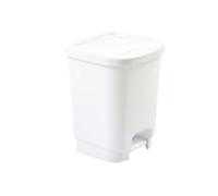Whitefurze Pedal Bin 8 Litre White H10PB4