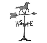 Whitehall Products Horse Accent Weathervane, 24-Inch, Black