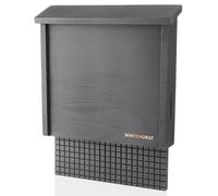 WHITEHORSE Certified Bat House for Outdoors - A 1-Chamber Bat Box - Certified by MTBC - Get Rid of Mosquitoes While Supporting Bats (Black)