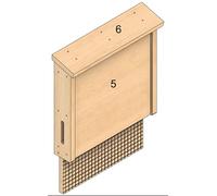WHITEHORSE Certified Bat House for Outdoors - A 1-Chamber Bat Box - Certified by MTBC - Get Rid of Mosquitoes While Supporting Bats (Cedar)