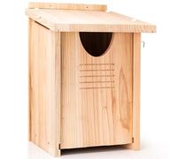 WHITEHORSE Large Owl House - Premium Cedar Wood - Weatherproof Design - 41 x 30 x 28 cm - A Nesting Owl Box for Several UK Owl Species