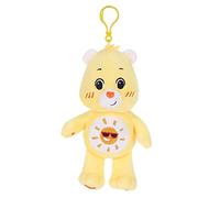 Whitehouse Care Bears Bagclip Plush Key Pendant 6 Different Figures, 14 cm Original Cuddly Toy - Unlock The Magic - Super Soft Teddy Bear for Satchel Backpack Bag (Sunshine Bear)