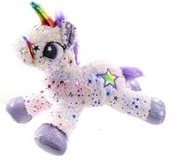 Whitehouse Leisure 13" Sparkle Star Pink Unicorn Soft Plush Toy