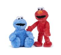Whitehouse Leisure Cookie Monster & Elmo 2 Pack Sesame Street Super Soft Gift-Quality Cuddly Plush Toys 42cm