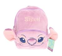 Whitehouse Leisure Plush Kids Backpack - Compatible with Lilo & Stitch - Children's Backpack for Nursery & School - Soft & Lightweight - for Boys & Girls - 2 Versions, Angel, standard size, Stitch and
