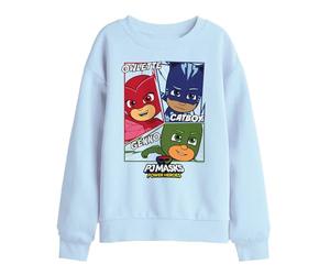 WHITELISTED Unisex Kids Pj Masks Comic Heroes Kids Sweatshirt, Light Blue Sweatshirt