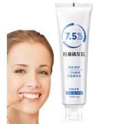 Whiten Toothpaste for Adults | Stain Removal Toothpaste | 100g Professional Non-Abrasive Natural Organic Teeth Gel Tube for Adults Smokers Braces