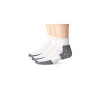 (WhiteNavy (3 Pairs), Medium) Thorlos Unisex-adult Jmx Maximum Cushion Ankle Running Socks