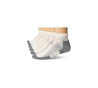 (WhiteNavy (6 Pair), Large) Thorlos Unisex-adult Jmx Maximum Cushion Ankle Running Socks