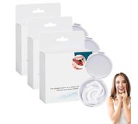 Whitening Artificial Teeth Dentures, Adjustable Buckle Denture, Adjustable Snap-On Dentures,Easy Fit, Seamless Comfort, Not Easy to Deform, Perfect Fit for Teeth (3 Box)