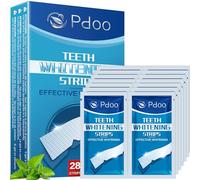 Whitening Strips for Sensitive Teeth 14 Treatments - Gentle Formula for Daily Use, Effectively Removes Coffee, Tea, Smoke Stains Without Pain, 28 Non-Slip Strips for Whiter Smile