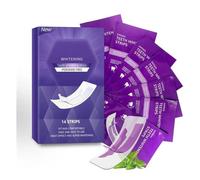 Whitening Strips for Yellow Teeth, Effective Remover Tooth Stains, Gentle Surface Stain Removal, Suitable for All Tooth Types, 16 Treatments (1pcs)