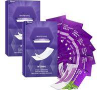 Whitening Strips for Yellow Teeth, Purple Teeth Whitening Strips, Tooth Cleaning Strip, Tooth Stain Remover Strip (2box)