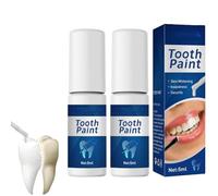 Whitening Tooth Paint,Instant Whitening Dental Lacquer,Tooth Polish Uptight White, , Paint Enamel,Teeth for Polish Stain Removal (2)
