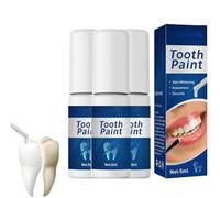 Whitening Tooth Paint,Instant Whitening Dental Lacquer,Tooth Polish Uptight White, , Paint Enamel,Teeth for Polish Stain Removal (3)