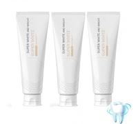 Whitening Toothpaste, Gently Bright Formula for Yellow Teeth andTough Stains, Long-Lasting Fresh Breath, Gentle Deep Cleaning, Fluoride-Free for Sensitive Teeth，3