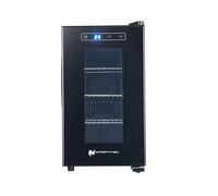 WhitePython Reptile Egg Incubator 23L | Digital Thermostat | Thermoelectric Heating | 10-40°C | Tempered Glass Door | LED Internal Light | 3 Metal Shelves | Snakes, Lizards & Tortoises