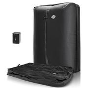 WhiteRhino Vacuum Compression Zipper Storage Bags,Home Reusable Backpack Travel Black Vacuum Compression IP67 Waterproof Bags for Vacuum Compression Zipper Storage Bags-1PC/ 33L+Pump