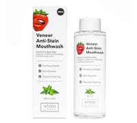 Whites Beaconsfield Alcohol Free Veneer Mouthwash 300ml - Anti-Stain Oral Rinse for Crowns, Implants & Bridges - Fresh Breath Mouthwash with Fluoride, Aloe Vera, Vitamin E & CPC - Enamel-Safe & Vegan