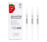 Whites Beaconsfield Teeth Whitening Gel Refills - 3 Gels for Whites Teeth Whitening Kit, 10 Minute Quick Results, Up to 10 Shades Whiter, No Sensitivity, Vegan Friendly, Safe & Convenient