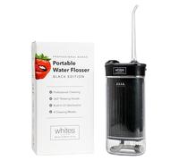 Whites Beaconsfield Water Flosser (Black) | Portable Dental Water Flosser for Teeth & Gums | Rechargeable, Cordless, 4 Cleaning Modes, 230ml Tank | Electric Teeth Cleaner for Home & Travel
