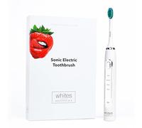 Whites Beaconsfield White Sonic Electric Toothbrush - Updated Design: Teeth Whitening with 4 Cleaning Modes, 38,000 Vibrations, Long Battery Life, Premium Bristles, USB Charging, 2 Replacement Heads