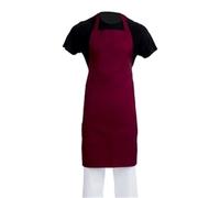 Whites Bib Apron Burgundy - Adjustable Unisex, Chef, Cooking Apron A557