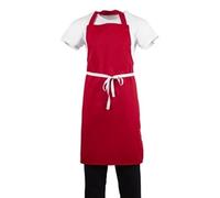 Whites Bib Apron Red