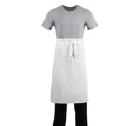 Whites Bistro Apron Polycotton White 900x800mm