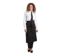 Whites Black Apron Regular Waist Unisex Restaurant Caf? Catering Staff Uniform