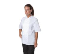 Whites Boston Unisex Short Sleeve Chefs Jacket White XS - [B250-XS]