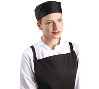 Whites Chefs Clothing Whites Chef Skull Cap Polycotton Black L