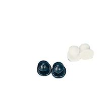 Whites Chefs Clothing A016 Spare Stud Buttons, Black (Pack of 12)