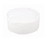 Whites Chefs Clothing A203-S Chefs Skull Cap, White, Small