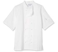 Whites Chefs Clothing A211-M Whites Vegas Short Sleeve Chefs Jacket, White, Medium