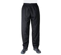 Whites Chefs Clothing A582-XL Vegas Chefs Trouser, Black, X-Large