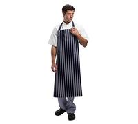 Whites Chefs Clothing A662 Whites Butchers Waist Apron with Navy Stripe, X-Large