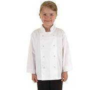 Whites Chefs Apparel Kids Childrens Jacket White Collar Neck Coat Small 5-7yrs
