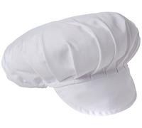 Whites Chefs Clothing B255 Poly-Cotton Peaked Hat, White, One Size
