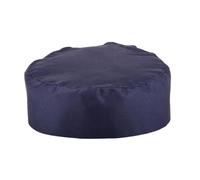 Whites Chefs Clothing Skull Cap, Blue, One Size Fits All, Material: Polycotton, Lightweight Cap, Elasticated Back, Easy to Clean, Professional Kitchen Attire, A204