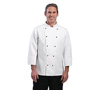 Whites Chefs Apparel DL710-M Chicago Long Sleeve Chef Jacket, White