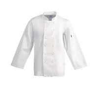 Whites Classic Chefs Clothing Vegas Chef Jacket Long Sleeve, White, XS