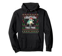 White's Tree Frog Christmas Ugly Xmas Sweater Frogs Pullover Hoodie
