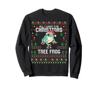 White's Tree Frog Christmas Ugly Xmas Sweater Frogs Sweatshirt