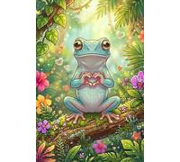 White's Tree Frog Journal - Cute Heart Hands Cover: Part of the Reptile & Amphibian Collection • Lined Notebook for Kids, Teens & Adults