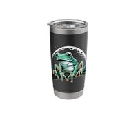 Whites Tree Frog with Moon Lover Australian Green Tree Frog Stainless Steel Insulated Tumbler